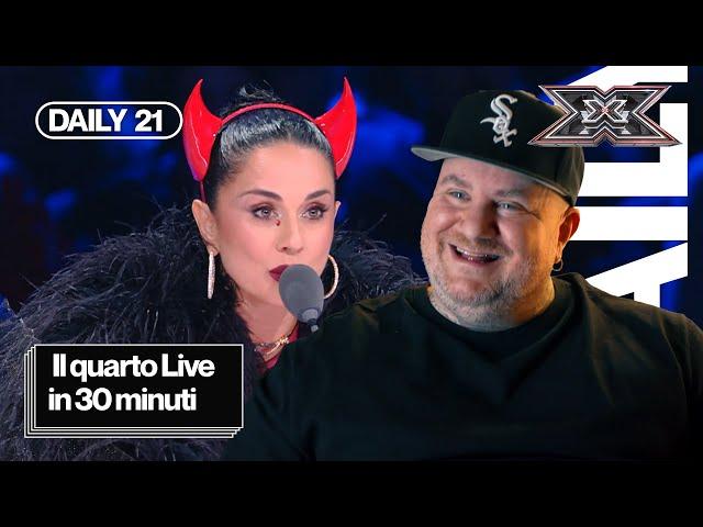 Riassunto del quarto Live | Daily 21 X Factor 2024