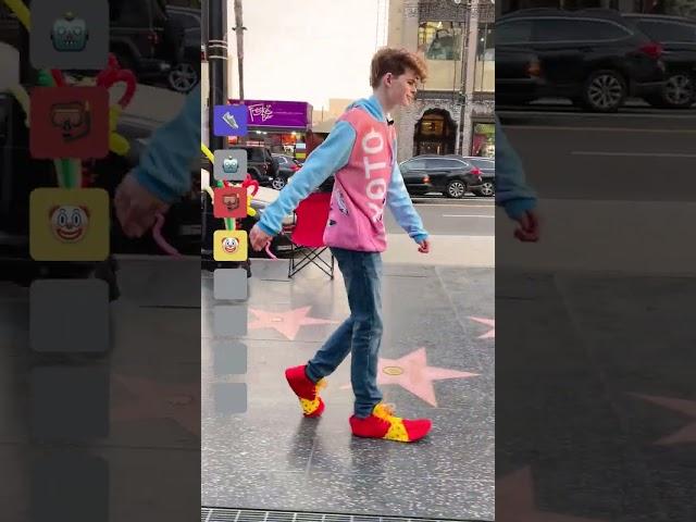 CRAZY SHOES MOONWALK CHALLENGE! Behind the Scenes https://youtu.be/tAt34NMbKco MERRICK & #shorts