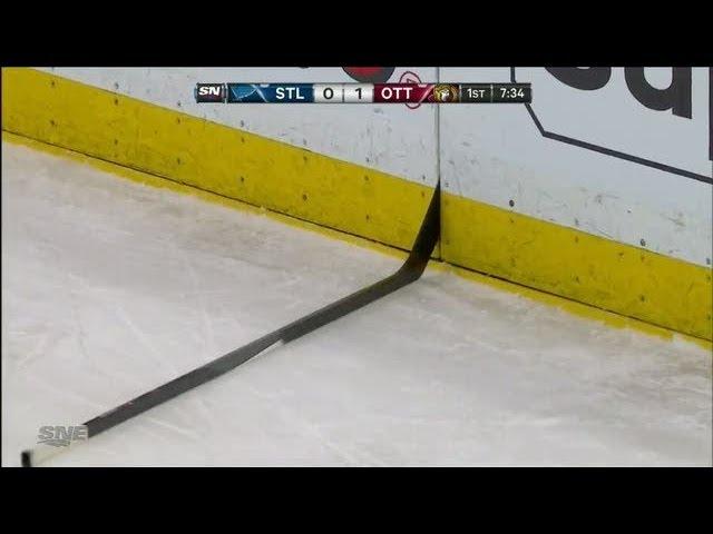 Roy's stick gets stuck but keeps playing by itself