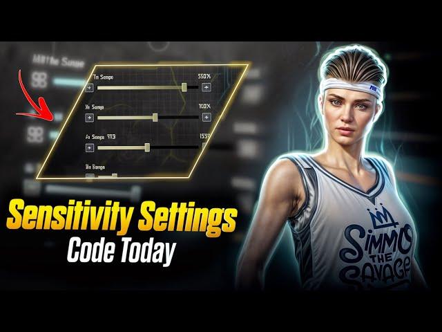 BGMI BEST  SENSITIVITY SETTINGS | BGMI SENSITIVITY CODE TODAY | BGMI ZERO RECOIL SENSITIVITY CODE