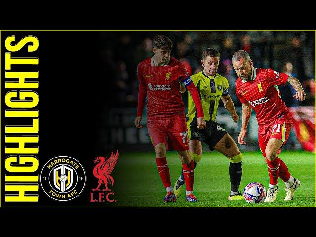 Harrogate Town v Liverpool U21 Highlights