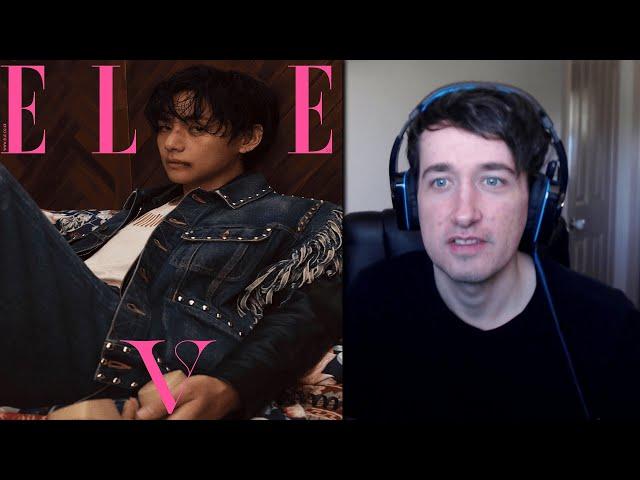 BTS Kim Taehyung COVERS REVEAL For ELLE Korea - BTS V Fashion/Magazines (REACTION!!)