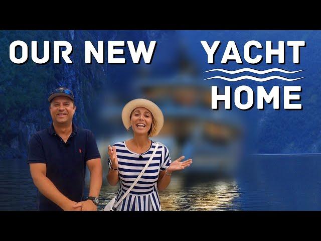 FINALLY! WE REVEAL OUR NEW YACHT - HOME (watch till the end)