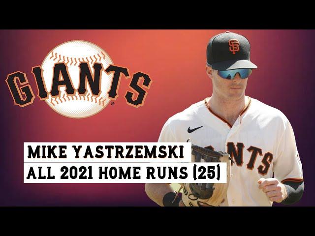 Mike Yastrzemski (#5) All 25 Home Runs of the 2021 MLB Season