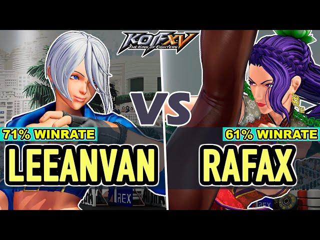 KOF XV ▰ Leeanvan (Ángel/Isla/Whip) vs Rafax (Luong/Yashiro/Geese)