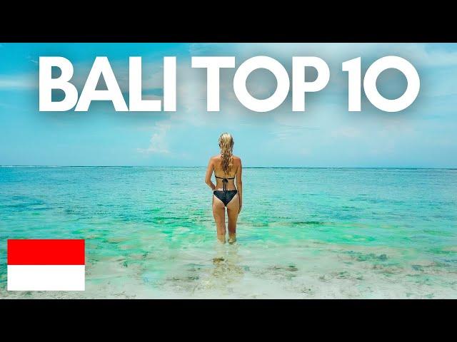 TOP 10 places to visit in BALI, Indonesia