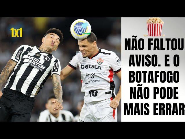 São 6 pontos perdidos nos últimos 9 disputados. Como duvidar da capacidade do Botafogo de pipocar?