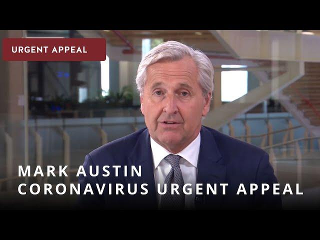 Mark Austin - Urgent Coronavirus Appeal | ShelterBox