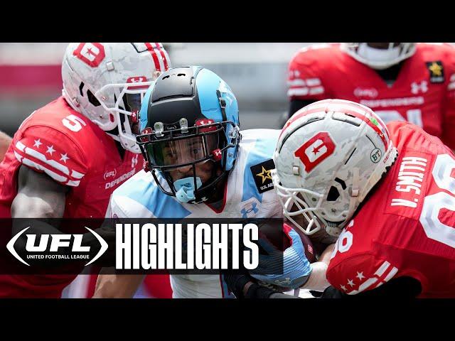 Arlington Renegades vs. D.C. Defenders Extended Highlights | United Football League