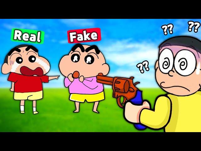 Find The Real Shinchan  || Funny Game Roblox 