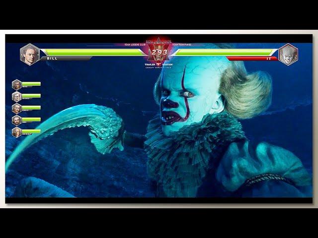 Pennywise vs The Losers Club (Adult) Final Battle with Healthbars