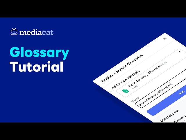 How to Use MediaCAT for BEGINNERS! - MediaCAT Glossary tutorial