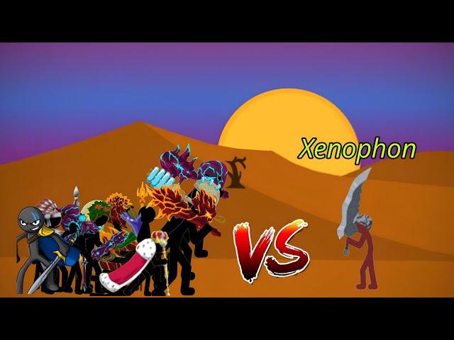 Xenophon Vs All Skin's Of Units | Stick War Legacy