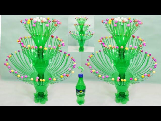 PLASTIC BOTTLE KA GULDASTA BANANE KA TARIKA/GULDASTA BANANE KI VIDHI/PLASTIC BOTTLE VASE CRAFT IDEA