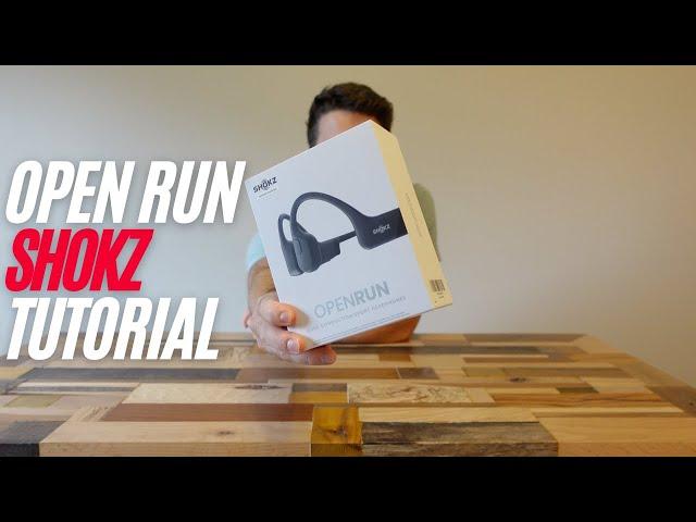 Shokz OpenRun Tutorial | Setup and User Guide