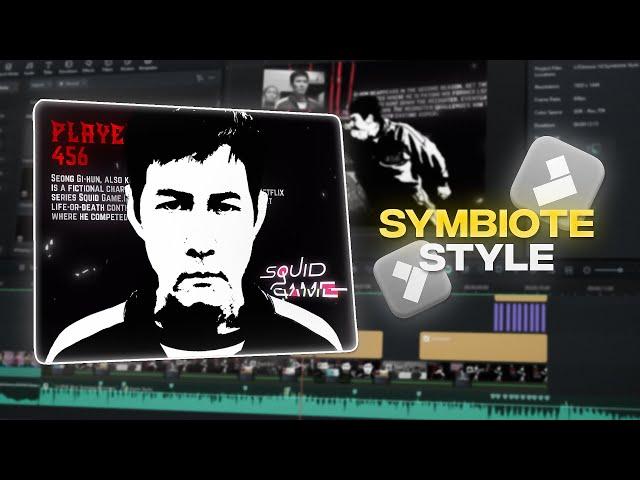 How to MAKE SYMBIOTE STYLE EDIT? | FILMORA TUTORIAL