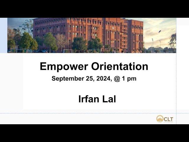 Empower Orientation