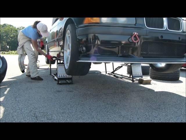 Ranger QuickJack setup and at the Track