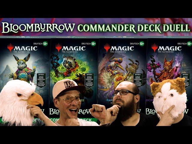 MTG Bloomburrow Commander Deck Tutorial Match | Magic the Gathering spielen lernen | Trader 2024