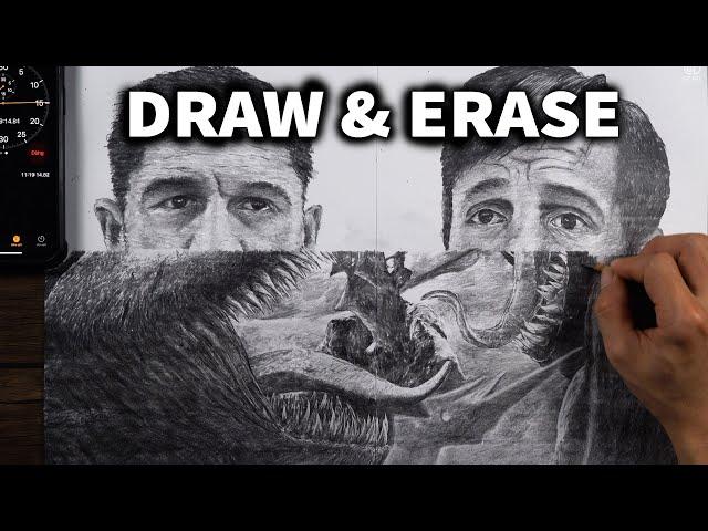 I Draw Like A Printer LEVEL 3 - Spider Man VS Venom 2