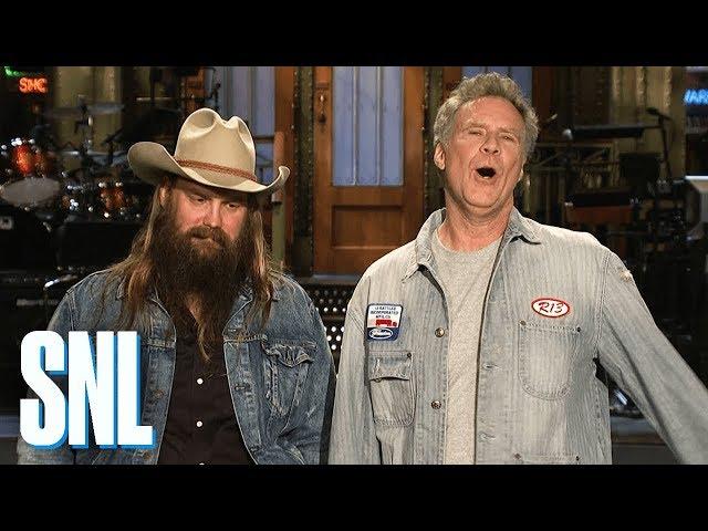 Will Ferrell & Chris Stapleton Love a Good Wine - SNL