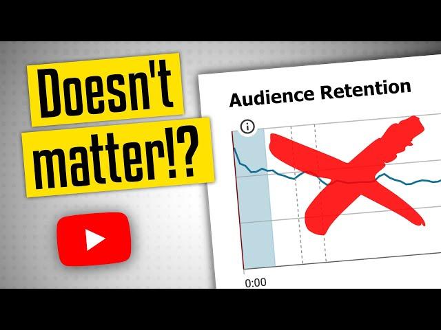 Why Audience Retention matters LESS than you think