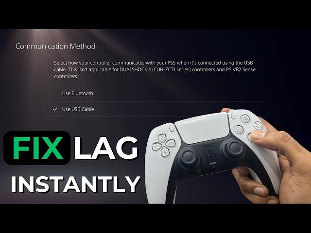 how to get 0 INPUT LAG on PS5 (Instant Fix)