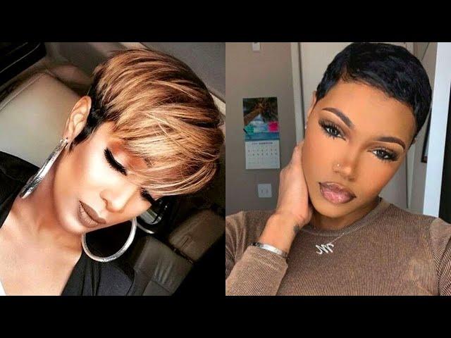 Nothing But Pixie Haircut Ideas for Black Women #pixiehaircuts #shorthaircuts