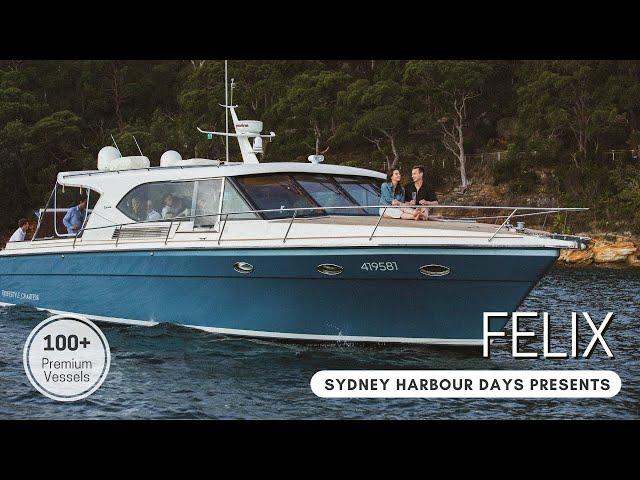 Felix | Luxury Private Boat Hire | Sydney Harbour Days