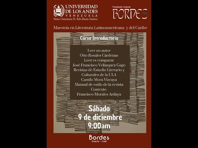 MAESTRIA DE LITERATURA LATINOAMERICANA Y DEL CARIBE - CURSO INTRODUCTORIO (SESION III)