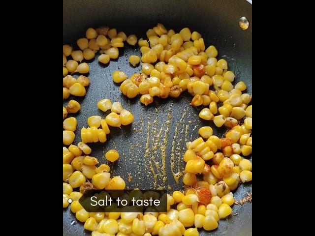 Masala corn #quickrecipe #Shorts#TheChildishHeart ️