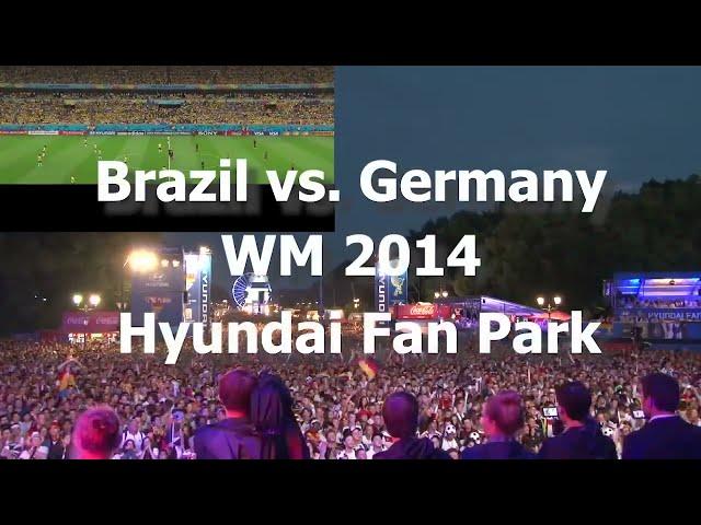 WM 2014 | Deutschland - Brasilien | Berlin Fan Park | Unfassbare Live-Reaktionen auf das 7:1