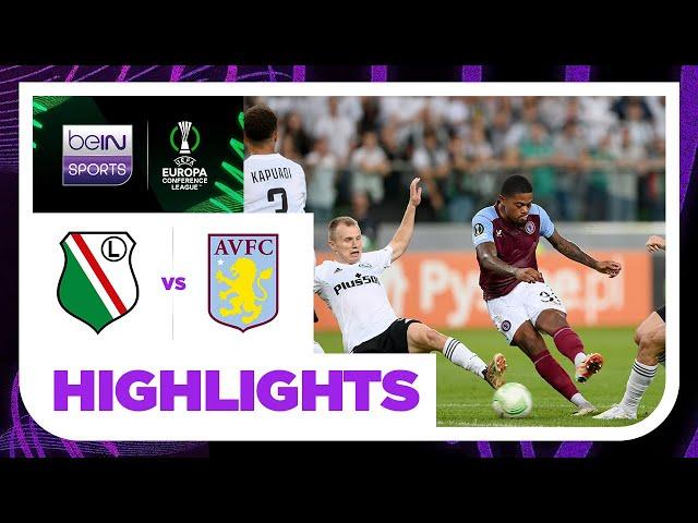 Legia Warsaw v Aston Villa | Europa Conference League 23/24 | Match Highlights