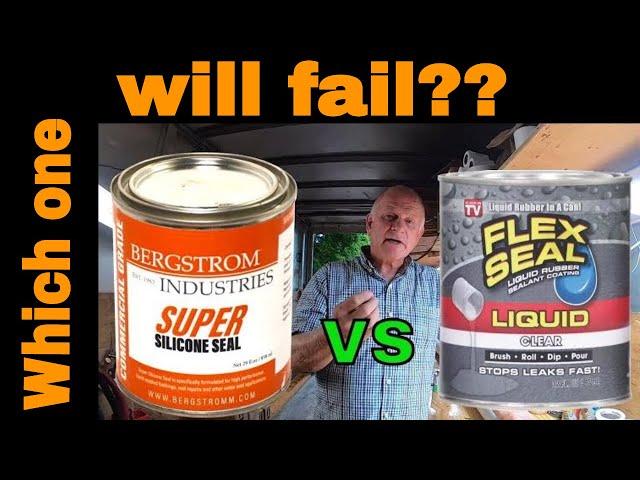 Flex Seal, Turbo Poly Seal, Super Silicone Seal comparison and flexibility and strength test