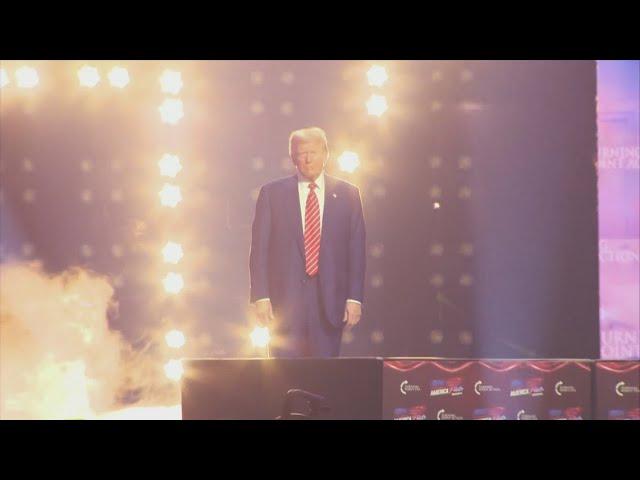 President-elect Donald Trump speaks at convention