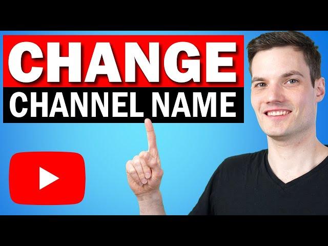 How to Change YouTube Channel Name