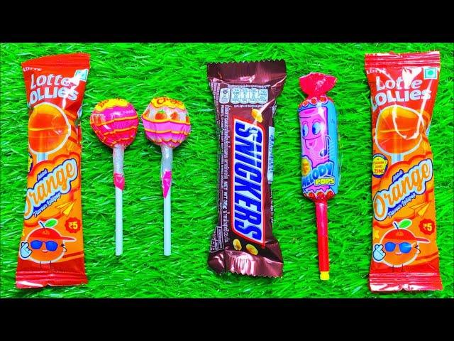 ASMR: Unboxing a Giant Mystery Box Full of Candy  chocolate rainbow lollipops Satisfying video