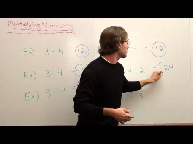 Free Math Lessons Multiplying Numbers