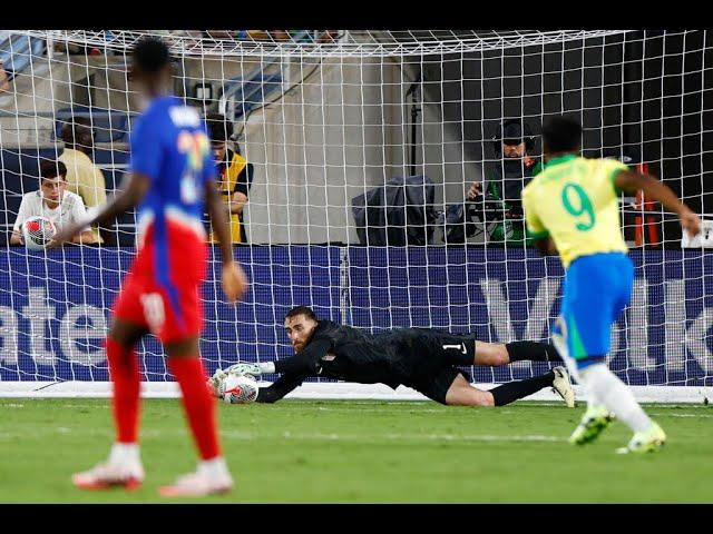 Matt Turner's 11 SAVES vs. Brazil | USMNT vs. Brazil | June 12, 2024