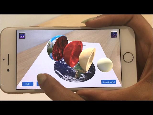 Explore Earth Augmented Reality Sample