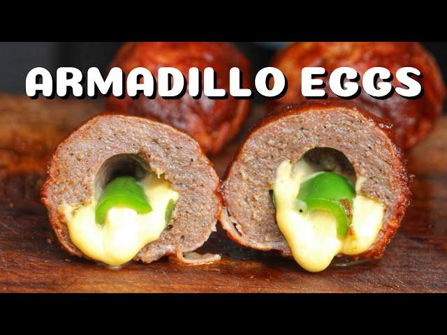 ARMADILLO EGGS - Hackbällchen mit Chili Käse-Füllung - TEXAS KLASSIKER - BBQ-Video - 0815BBQ