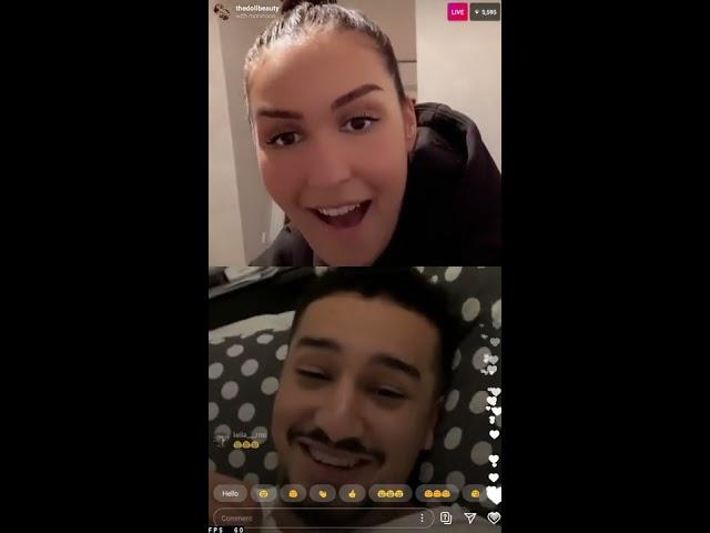 Maroua (Thedollbeauty) & Mohinooo (Instagram LIVE) 2020