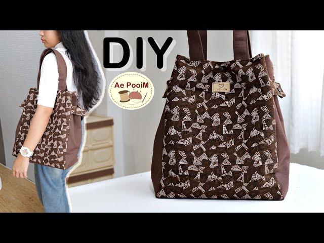 You'll be amazed! This  beautiful tote bags is easier to make than you think!