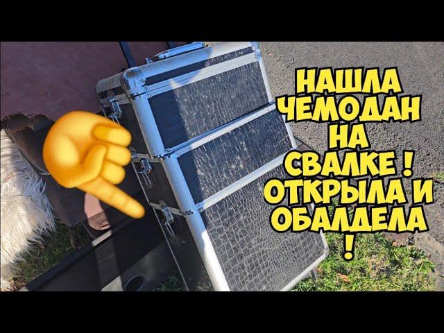 Ой БаааЙ ! Я ОбАлДеЛа ! Нашла ЧЕМОДАН на свалке ! Не мусорка антикварный магазин Винтаж ретро