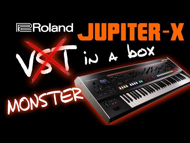 Roland Jupiter X: just a VST in a box? Can it sound ANALOG?