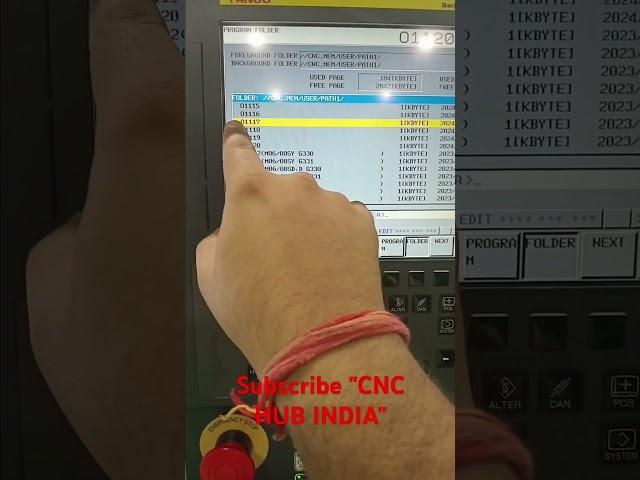 CNC and VMC me Program change kaise kre ! #cnchubindia #cnc #cncmachineoperator #programming #shorts