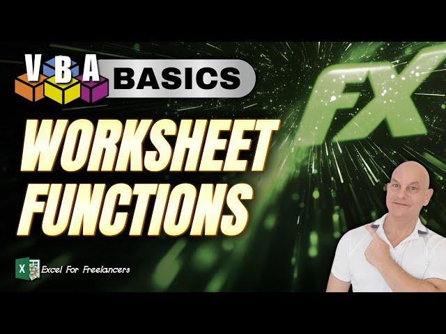 How To Master The Secret Worksheet Functions In VBA + Free Download