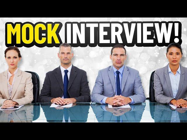 MOCK INTERVIEW QUESTIONS & ANSWERS! (10 Common Interview Questions and SAMPLE ANSWERS!)