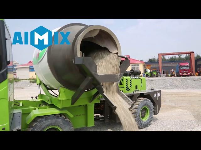 Aimix High Efficient Self loading concrete mixer manufacturer  - AIMIX GROUP