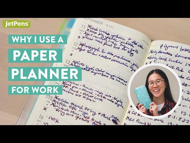 How to Use a PAPER Planner for Work  Stephanie's Hobonichi Techo Weeks (Functional Planner)